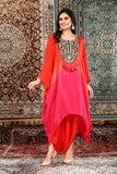 Ombré Kaftan Set with Afghani Pants