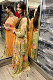 Floral Print Gharara Set