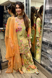 Floral Print Gharara Set