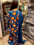 Royal Blue Sharara Set