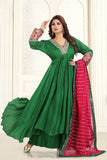 Deep Green Anarkali