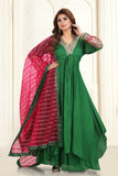 Deep Green Anarkali